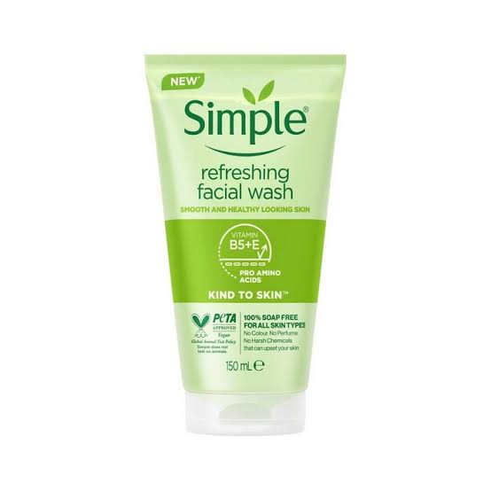 ژل شستشو صورت سیمپل مدل refreshing حجم 150 میلی لیتر